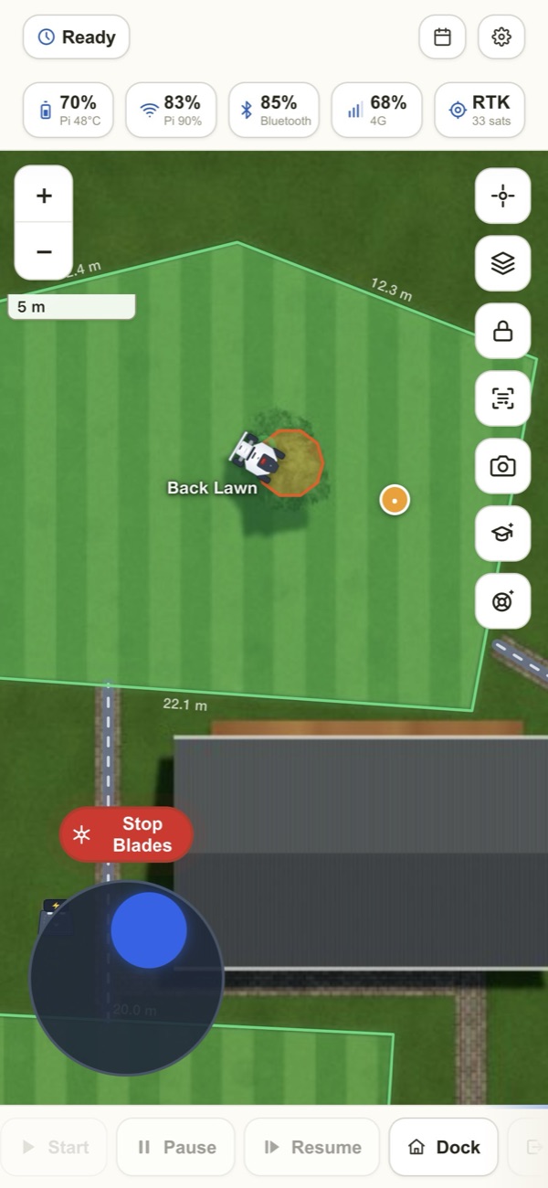 Drive it yourself in the LuLuMate app
