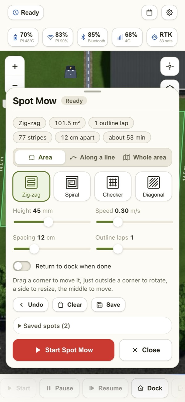 Your way in the LuLuMate app